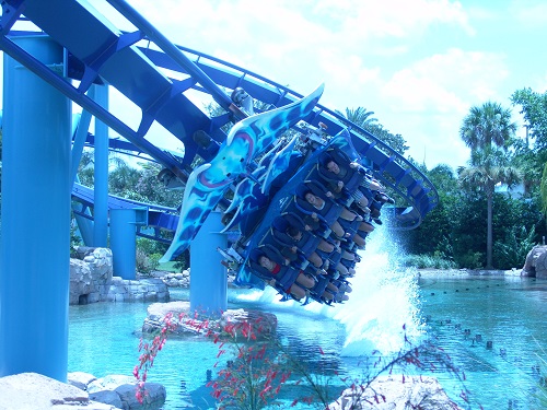 manta looks like it is hitting the water