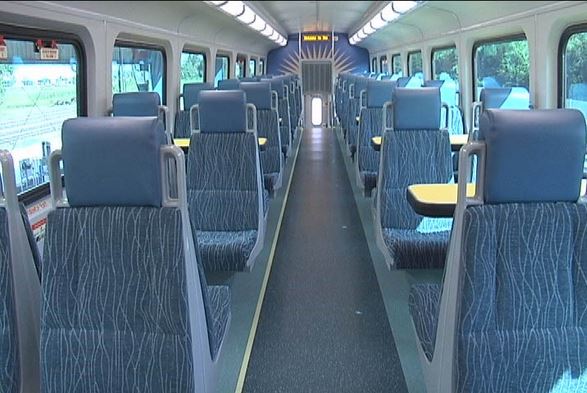 Seats facing each other encourage strangers to want to talk to You, Who wants that?